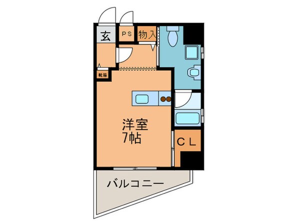 プライムアーバン薬院南の物件間取画像